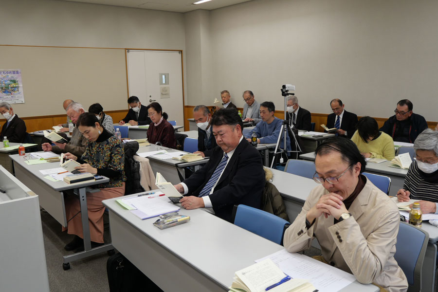 第1回・和歌(御製)を味わい学ぶ歴代天皇講座風景